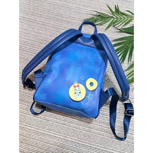 Loungefly Disney Lilo And Stitch Pineapple Floaty Stitch Mini Backpack - Picture 3 of 12